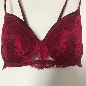 32 DD red lace la senza bra